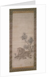 Monkeys with pine saplings and butterfly, c.1800 by Sosen Mori