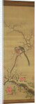 Birds on a snowy bough by Japanese School