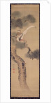 Long-tailed birds in pine tree, c.1800 by Ariwara Baikei