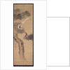 Long-tailed birds in pine tree, c.1800 by Ariwara Baikei