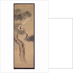 Long-tailed birds in pine tree, c.1800 by Ariwara Baikei