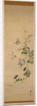 Sparrows and morning glory by Japanese School