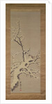 Sparrow on a tree in a snowstorm, c.1800 by Kishi Ganku