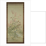 Autumn flowers and insects by a stream, 1910 by Bunrei Maekawa