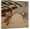 Four boys making a snowball, c.1768 by Suzuki Harunobu