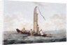 A Sailing Canoe of Otaheite by John Webber