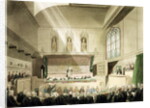 Court of King's Bench, Westminster Hall by T. & Pugin A.C. Rowlandson
