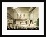 Court of King's Bench, Westminster Hall by T. & Pugin A.C. Rowlandson