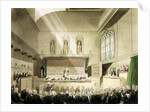 Court of King's Bench, Westminster Hall by T. & Pugin A.C. Rowlandson