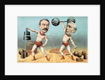 Goschen and Ritchie, the Champion Weight Lifters, Now Appearing with Terrific Success at the Westminster Beer Garden by Tom Merry