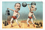 Goschen and Ritchie, the Champion Weight Lifters, Now Appearing with Terrific Success at the Westminster Beer Garden by Tom Merry