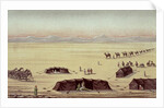The Desert Camp of Sir Richard Burton by English School