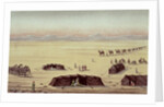 The Desert Camp of Sir Richard Burton by English School