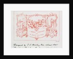The first Christmas card, by J.C.Horsley, 1843 by John Callcott Horsley