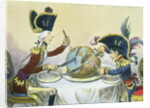 The Plum Pudding in Danger, 1805 by James Gillray