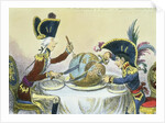 The Plum Pudding in Danger, 1805 by James Gillray
