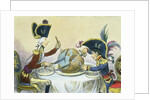 The Plum Pudding in Danger, 1805 by James Gillray