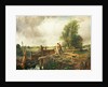 A Boat Passing a Lock by John Constable