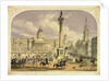 Trafalgar Square, published by the Dickinson Brothers, 19th century by English School