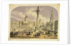 Trafalgar Square, published by the Dickinson Brothers, 19th century by English School