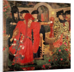 Plucking the Red and White Roses in the Old Temple Gardens, 1910 by Henry A. Payne