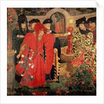 Plucking the Red and White Roses in the Old Temple Gardens, 1910 by Henry A. Payne