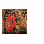 Plucking the Red and White Roses in the Old Temple Gardens, 1910 by Henry A. Payne