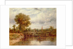 The Lock at Dedham by Frederick Waters Watts