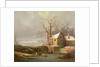 Snow Scene with Mill and Cottages by George of Chichester Smith