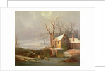 Snow Scene with Mill and Cottages by George of Chichester Smith