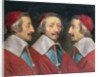 Triple Portrait of the Head of Richelieu, c.1642 by Philippe de Champaigne