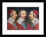 Triple Portrait of the Head of Richelieu, c.1642 by Philippe de Champaigne