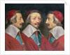 Triple Portrait of the Head of Richelieu, c.1642 by Philippe de Champaigne