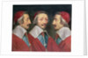 Triple Portrait of the Head of Richelieu, c.1642 by Philippe de Champaigne