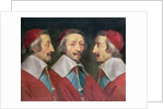 Triple Portrait of the Head of Richelieu, c.1642 by Philippe de Champaigne
