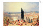 Florence from near San Miniato by Joseph Mallord William Turner