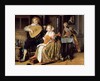 A Young Man Playing a Theorbo and a Young Woman Playing a Cittern, c.1630-32 by Jan Miense Molenaer
