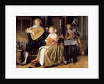 A Young Man Playing a Theorbo and a Young Woman Playing a Cittern, c.1630-32 by Jan Miense Molenaer