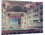 Interior of Drury Lane Theatre, 1808 by T. & Pugin A.C. Rowlandson