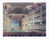 Interior of Drury Lane Theatre, 1808 by T. & Pugin A.C. Rowlandson
