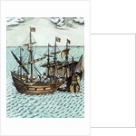 Capture Of Cagafuego, 1626 by Friedrich van Hulsen