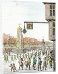 The Procession of Marie de Medici along Cheapside, 1638, published by William Herbert & Robert Wilkinson 1809 by English School