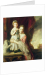 Georgiana, Countess Spencer with Lady Georgiana Spencer, 1759-61 by Joshua Reynolds