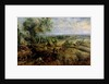 An Autumn Landscape with a view of Het Steen in the Early Morning, c.1636 by Peter Paul Rubens