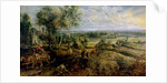 An Autumn Landscape with a view of Het Steen in the Early Morning, c.1636 by Peter Paul Rubens