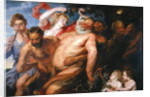 Drunken Silenus Supported by Satyrs, c.1620 by Peter Paul (studio of) Rubens