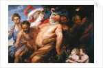 Drunken Silenus Supported by Satyrs, c.1620 by Peter Paul (studio of) Rubens