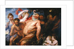 Drunken Silenus Supported by Satyrs, c.1620 by Peter Paul (studio of) Rubens