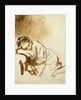 A Young Woman Sleeping c.1654 by Rembrandt Harmensz. van Rijn