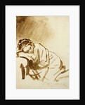 A Young Woman Sleeping c.1654 by Rembrandt Harmensz. van Rijn